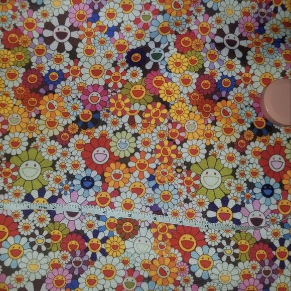 1 Yard Smiling Happy Daisy Daisies Fashion Fabric ♡ - Picture 2 of 2